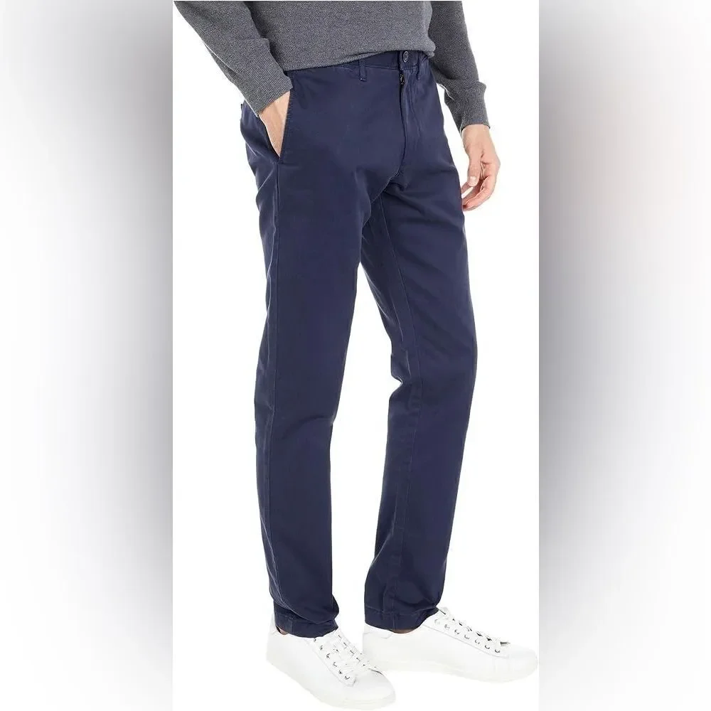 J. Crew Men's Navy Blue Broken In Chino Pants - Size 33x32